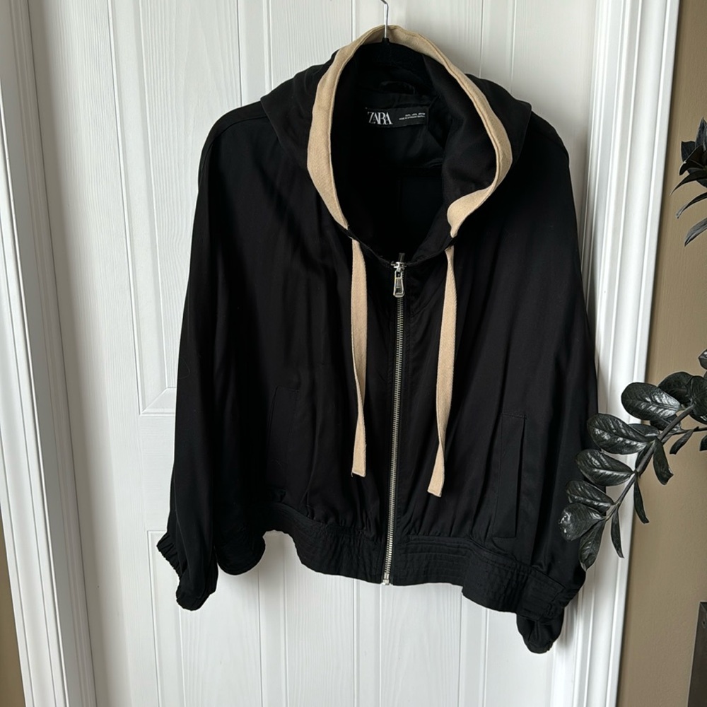 ZARA Women’s Bomber Jacket size L oversized